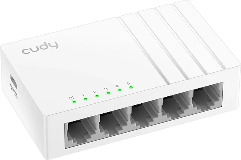 Switch rrjeti Cudy GS105U, 5 porta Gigabit Ethernet, i bardhë - 2