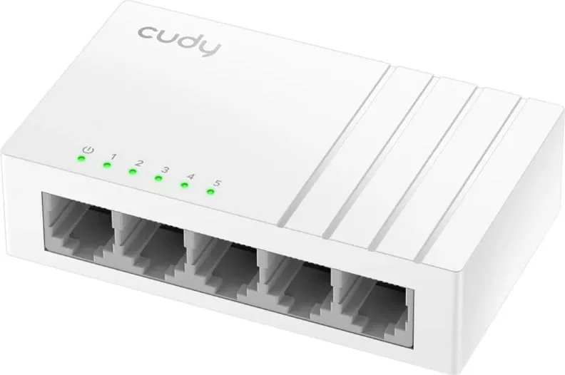 Switch rrjeti Cudy GS105U, 5 porta Gigabit Ethernet, i bardhë - 3
