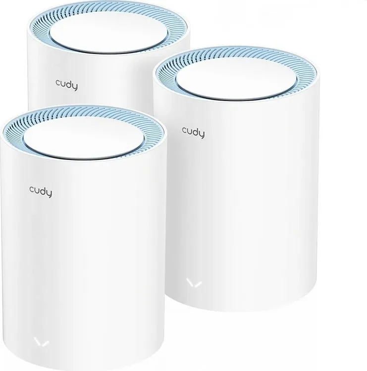 Mesh system Cudy M1200 3-pack, Wi-Fi 5, dual-band, i bardhë - 1