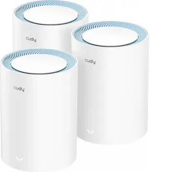 Mesh system Cudy M1200 3-pack, Wi-Fi 5, dual-band, i bardhë