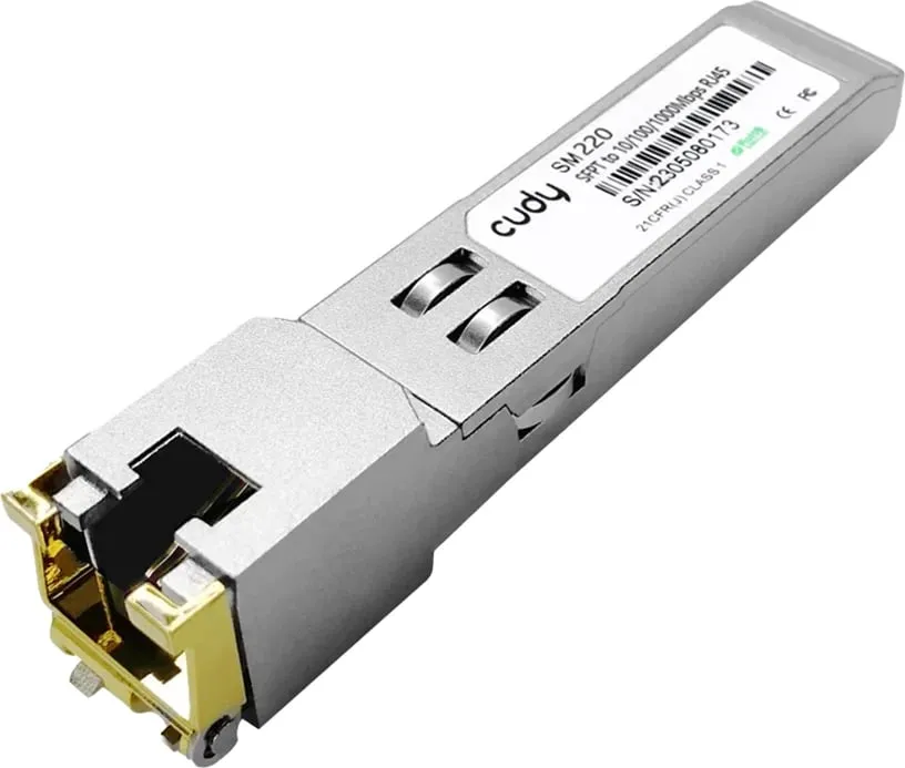 CUDY Module SFP-T, to 10/100/1000Mbps RJ45 - 1