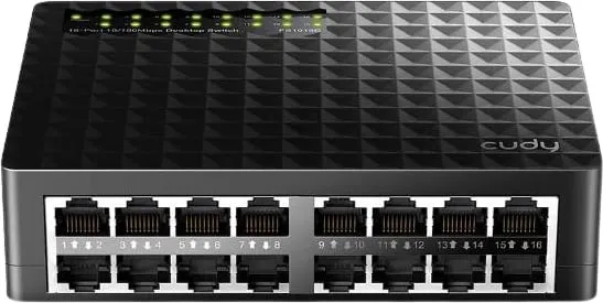 16-Port 10/100 Mbps Desktop Switch - 1