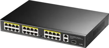 FS1026PS1 24-Port 10/100M PoE+ Switch 300W