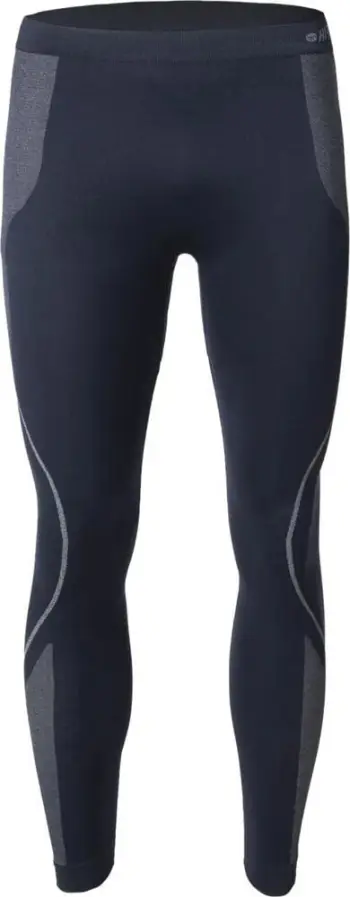 Leggins termoaktivë për meshkuj Hi-Tec Buraz Bottom M, najlon poliester elastan, të zinj