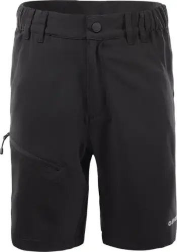 Shorc për fëmijë Hi-Tec Megano Jr, 100% poliester, xhep anësor me mbyllje, blu