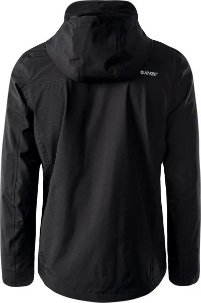 Xhaketë burra Hi-Tec Oscar, softshell, me kapuç, e zezë - 3