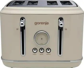 Tostierë Gorenje T2300CLIN, 4 feta, 1150 W, Bezhë