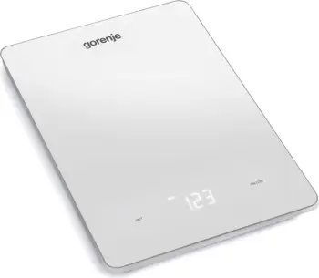 Peshore kuzhine elektronike Gorenje KT10LBW, xham, 10 kg, e bardhë