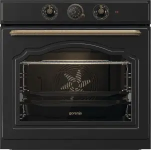 Furrë inkaso Gorenje BOS67372CLB, BigSpace, ajër i nxehtë, e zezë
