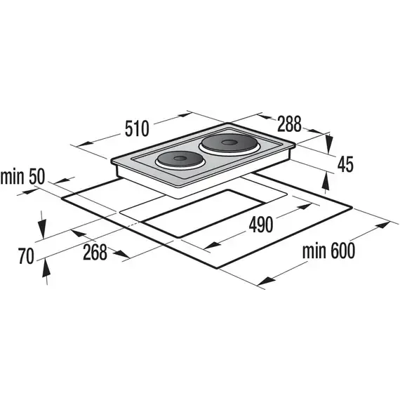 Pllakë montuese Gorenje EM300E - 2