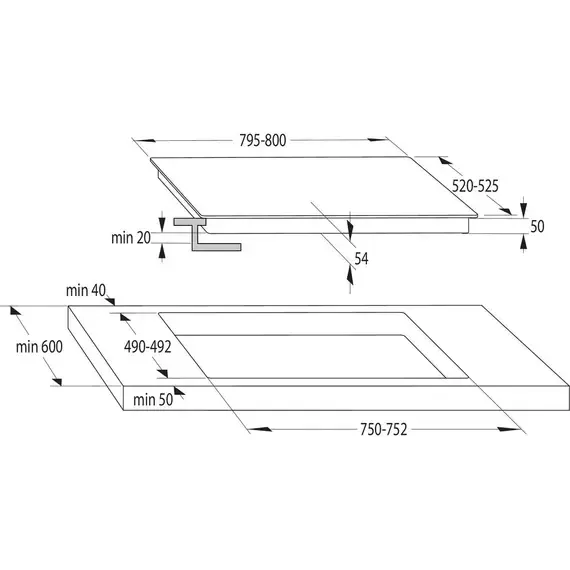 Pllakë montuese induktive Gorenje IT843BSC - 4