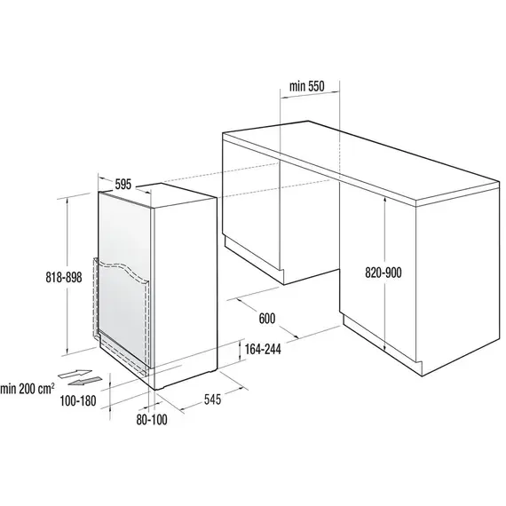 Frigorifer montues Gorenje RBIU609FA1 - 8