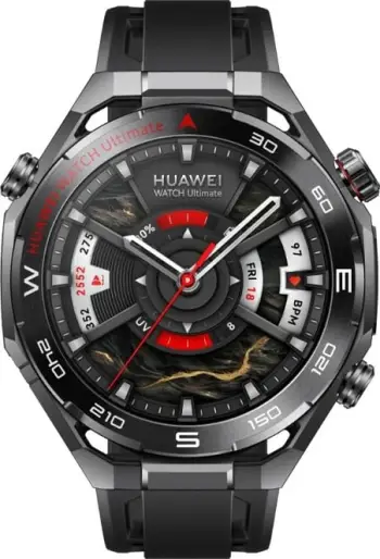 Ora inteligjente Huawei 55020GBB, ekran 1.5" LTPO, GPS Wi-Fi, e zezë