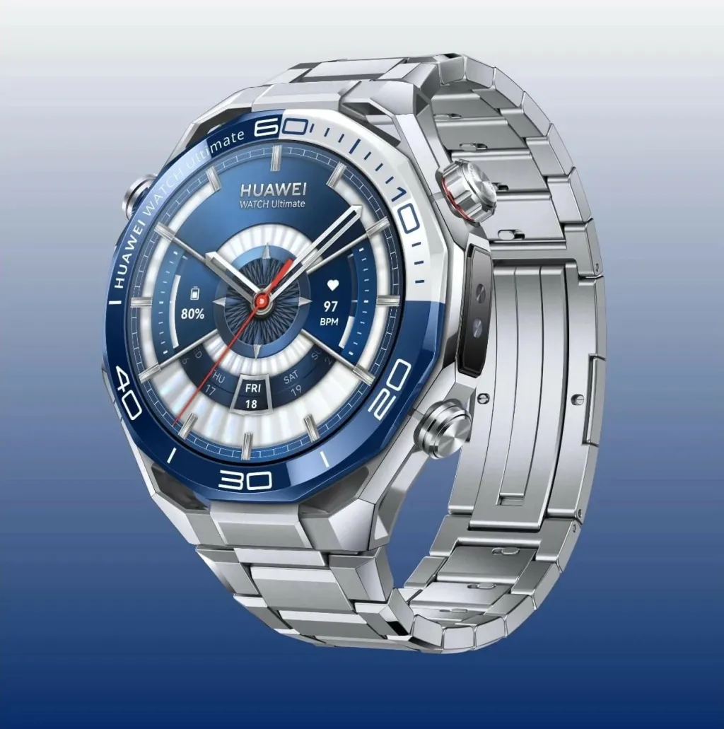 Ora inteligjente Huawei Watch Ultimate 2, 1.5" LTPO, GPS, blu - 5