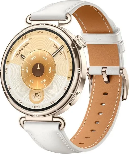 Smartwatch Huawei WATCH GT6 41mm, rrip lëkure e bardhë - 2