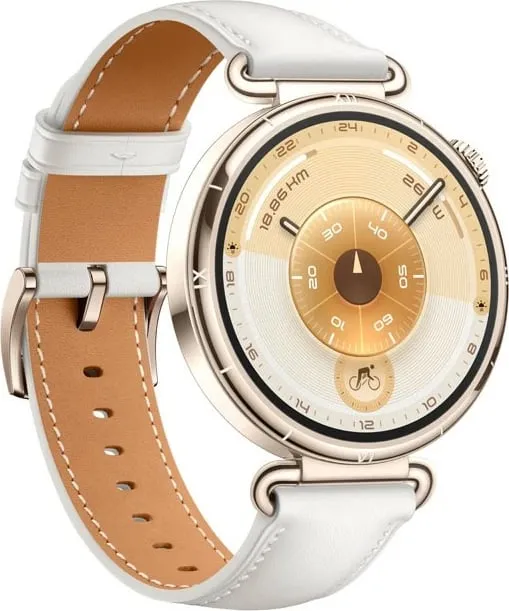 Smartwatch Huawei WATCH GT6 41mm, rrip lëkure e bardhë - 3