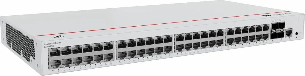 Switch HUAWEI eKit S220-48T4S, Managed, L2, Gigabit Ethernet, Rack mounting, 1U - 1