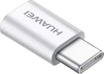 Adapter Huawei AP52 microUSB/Type-C, Bardhë