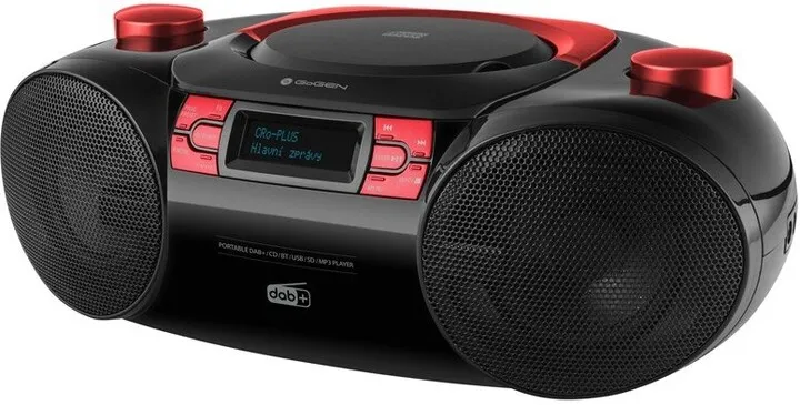 Radio GoGEN CDM 390, e zezë-kuqe - 1