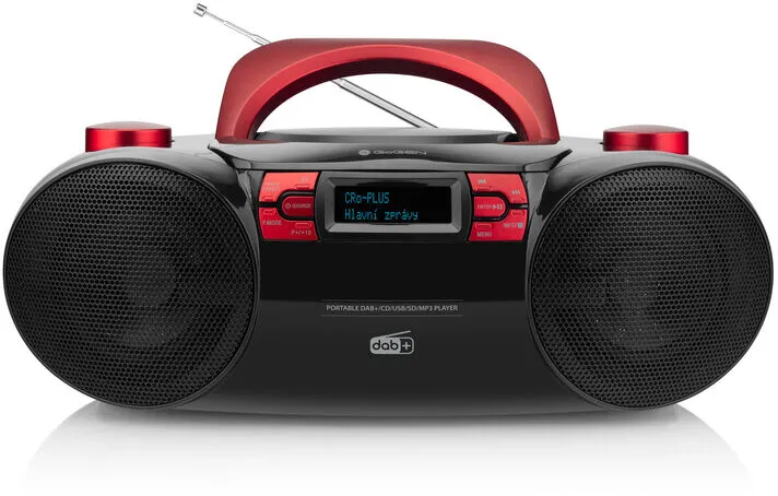 Radio GoGEN CDM 390, e zezë-kuqe - 4