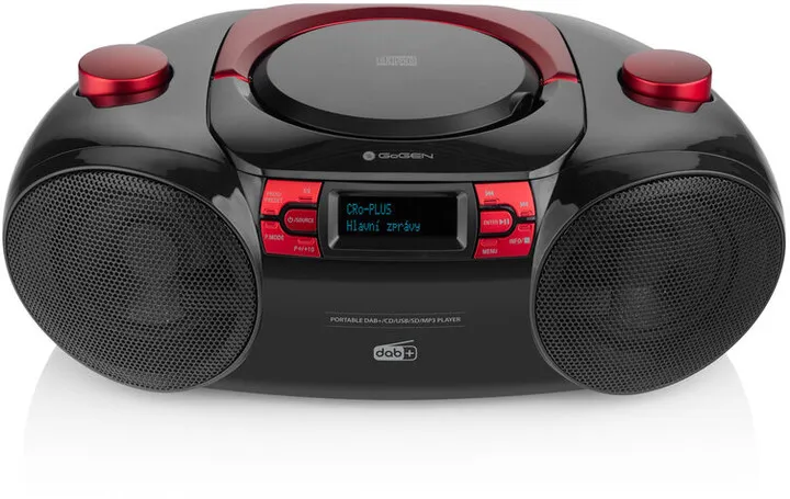 Radio GoGEN CDM 390, e zezë-kuqe - 5