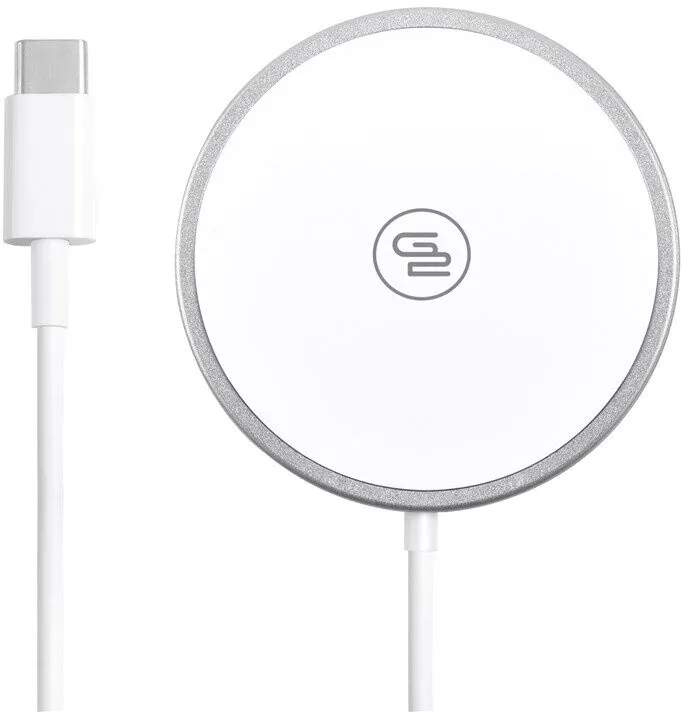 Karikues wireless GoGEN me MagSafe, i bardhë - 1