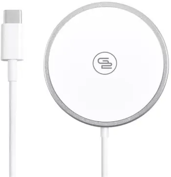 Karikues wireless GoGEN me MagSafe, i bardhë