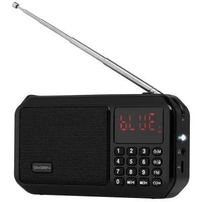 Radio Portative me Bluetooth, Micro SD, Lcd dhe FM Digjital GOGEN GOGFMP125BTB - 1