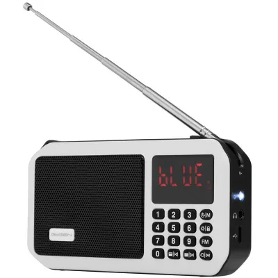 Radio Portative me Bluetooth, Micro SD, Lcd dhe FM Digjital GOGEN GOGFMP125BTW - 1