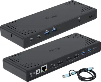 Stacion dokimi i-tec USB 3.0/USB-C/Thunderbolt, 100W Power Delivery, i zi