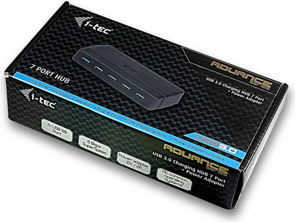 USB HUB I-TEC 7x USB-A 3.0 (U3CHARGEHUB7) - 5