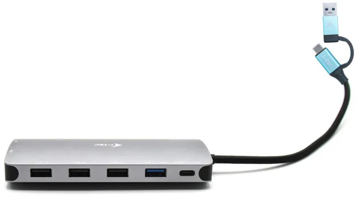 Stacion docking i-tec USB 3.0/USB-C/Thunderbolt 3, 3x Display, LAN, PD 100W - 1