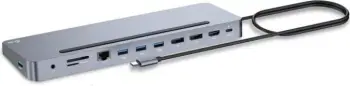 Docking Station i-tec USB-C Metal Ergonomic, 3x 4K Display, PD 100W