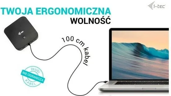 Stacion docking i-tec USB-C, 3x Display, LAN, PD 100W + karikues universal i-tec 12 W - 11