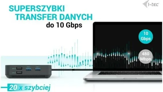 Stacion docking i-tec USB-C, 3x Display, LAN, PD 100W + karikues universal i-tec 12 W - 3