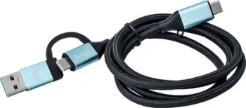 Kabllo I-TEC (C31USBCACBL) USB-C USB-A - USB-C, 1m, e zezë