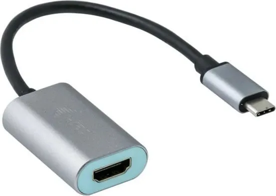 Përshtatës i-Tec USB-C në HDMI (C31METALHDMI60HZ), i argjend - 2