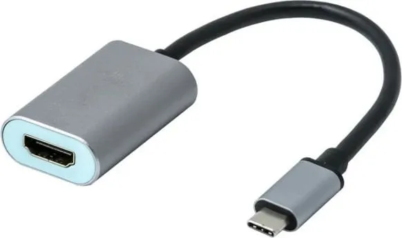 Përshtatës i-Tec USB-C në HDMI (C31METALHDMI60HZ), i argjend - 3