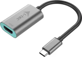 Përshtatës i-Tec USB-C në HDMI (C31METALHDMI60HZ), i argjend