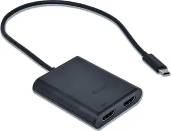 Përshtatës I-TEC, USB-C - 2x HDMI, i zi