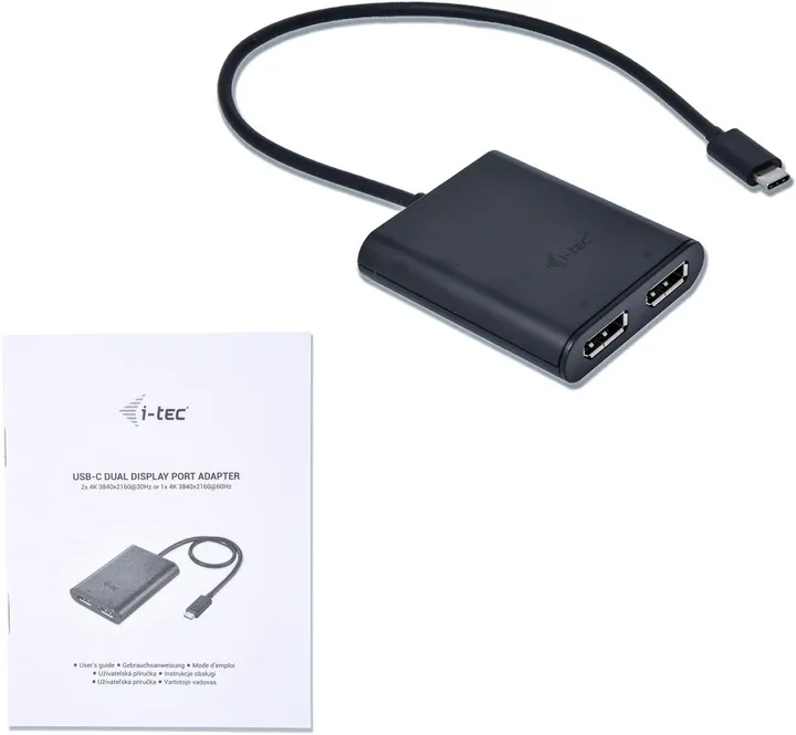 Përshtatës i-Tec USB-C, Dual Display Port - 4