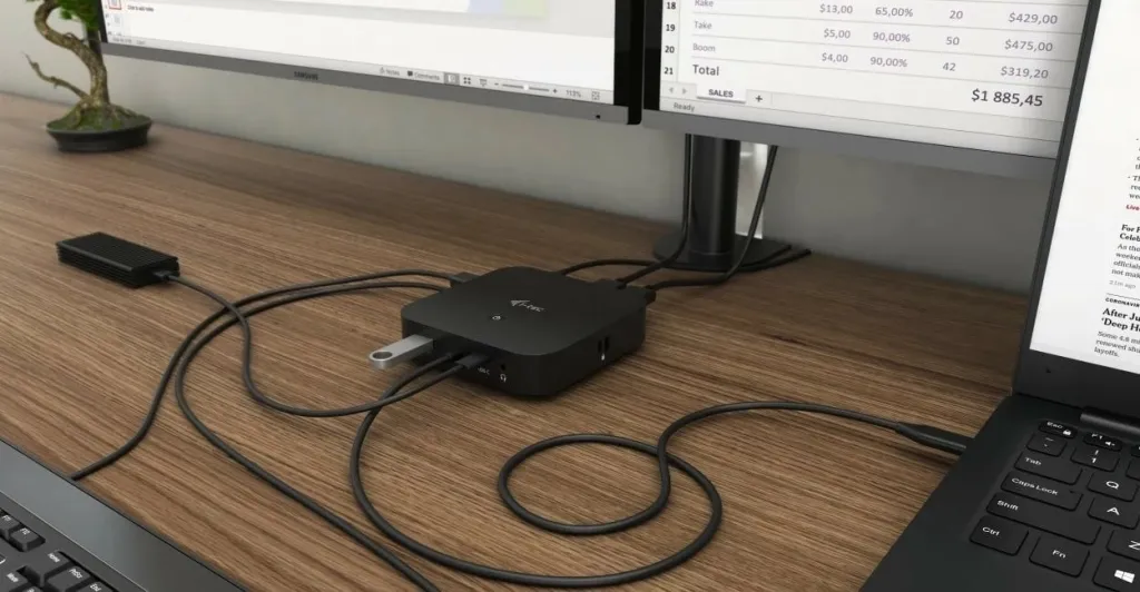 Stacion docking i-tec USB-C, PD 100W + karikues universal i-tec 112W - 1