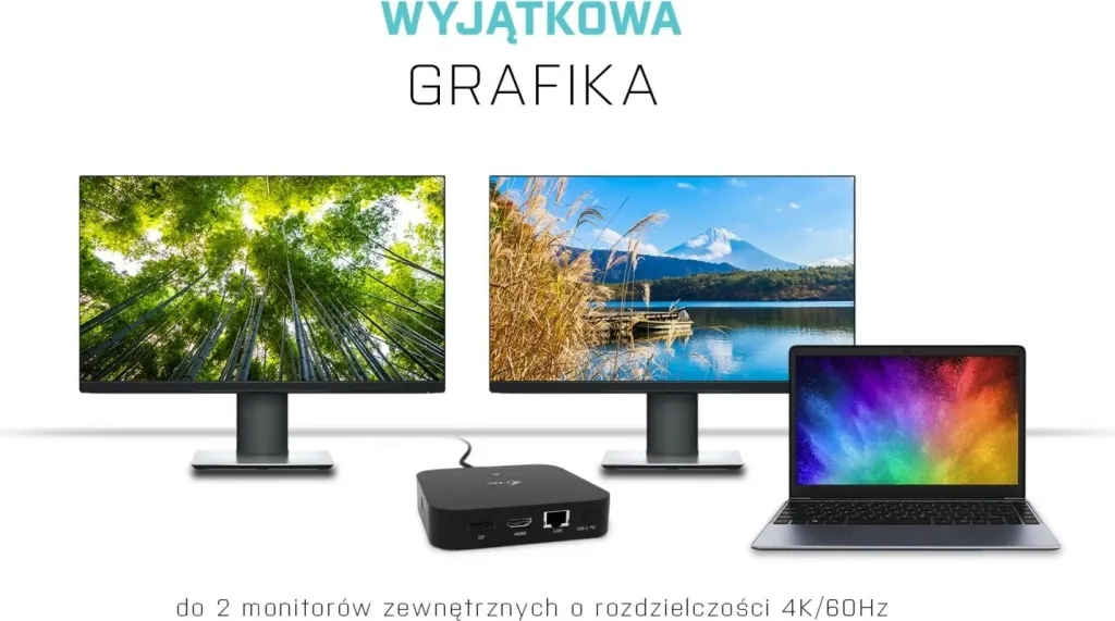 Stacion docking i-tec USB-C, PD 100W + karikues universal i-tec 112W - 6
