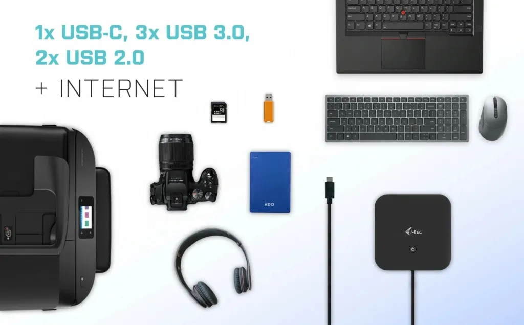 Stacion docking i-tec USB-C, PD 100W + karikues universal i-tec 112W - 10