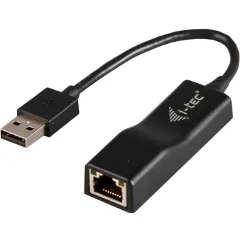 Kabllo për Rrjet I-TEC USB 2.0 në RJ-45 / Fast Ethernet / Windows/ Mac/ Linux – Zezë