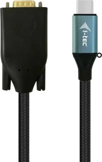 Adapter kabllo USB-C në VGA I-Tec, 150cm, 1080p, Thunderbolt 3 kompatibil