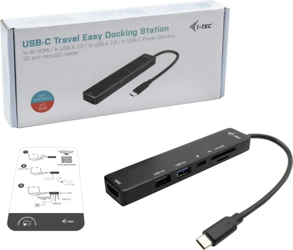 Docking station I-tec USB-C, HDMI, 4K, PD, 60W, i zi - 3