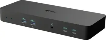 Doking stacion i-tec USB-C Intelligent Triple Display Dock PD100W, e zezë