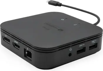 Docking station I-Tec Thunderbolt 3 Travel Dock, Dual 4K Display, 1x DP, 1x HDMI, 1x GLAN, 1x USB 3.1 Gen2, 1x USB 2.0, 1x Audio, e zezë