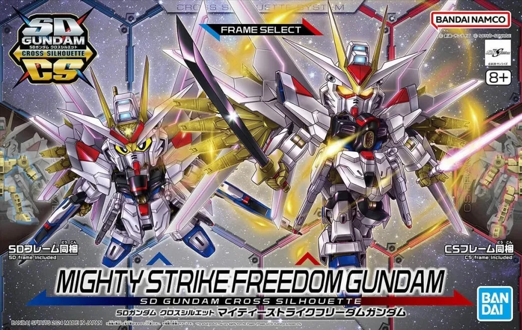 Model lodër Bandai SDCS Mighty Strike Freedom Gundam, për koleksionistë - 2